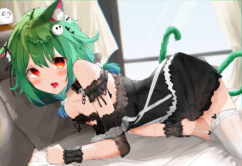  无题#R-18 #hololive #バーチャルYouTuber #潤羽るしあ #猫娘 #舌 无题#R-18 #hololive #バーチャルYouTuber #潤羽るしあ #猫娘 #舌