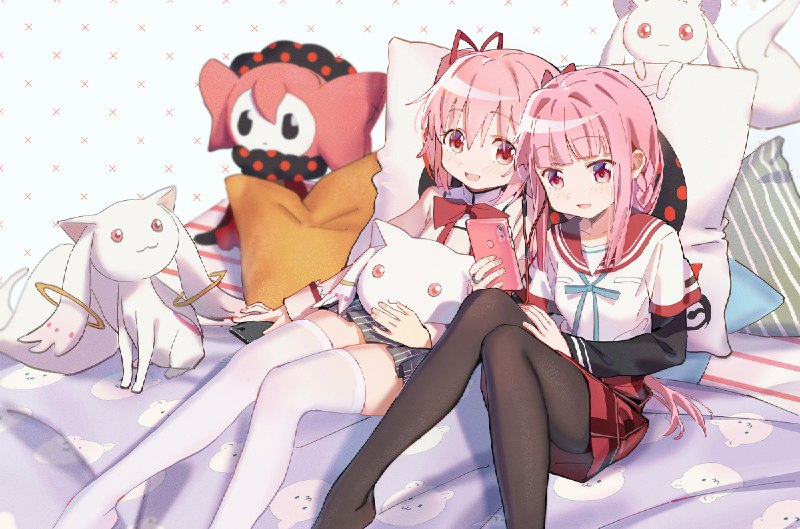 2020-10-13 / 黑炎-M82A1#魔法纪录 #魔法少女小圆外传 #マギアレコード #魔法少女まどか☆マギカ #鹿目まどか #環いろは #まどか☆マギカ500users入り