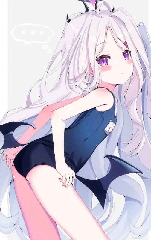  ヒナちゃん！#空崎ヒナ #ブルーアーカイブ #ロリ #スク水 #尻