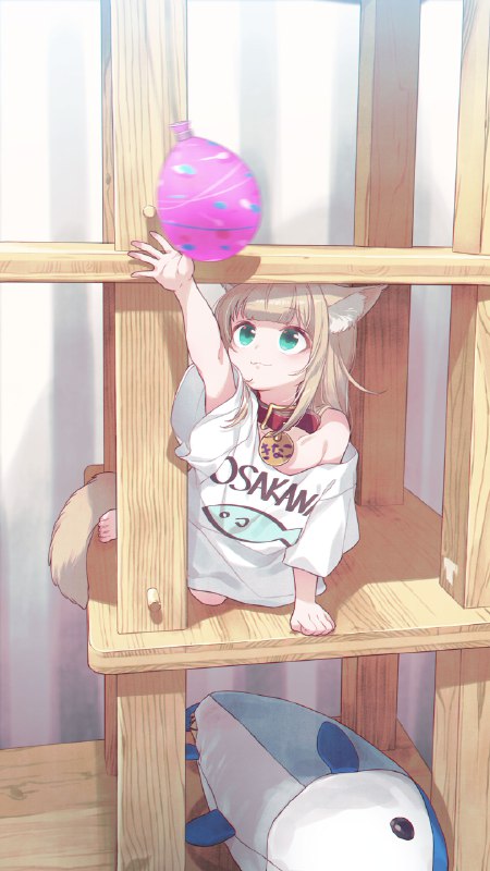  お祭りのお土産で遊ぶうちの猫🎈🐈#オリジナル #きなこ(嫌パン) #うちのねこが女の子でかわいい #擬人化 #きなこ(リアルタイプ) お祭りのお土産で遊ぶうちの猫🎈🐈#オリジナル #きなこ(嫌パン) #うちのねこが女の子でかわいい #擬人化 #きなこ(リアルタイプ)