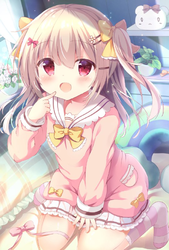 パジャマちゃん / ことりーふ#オリジナル #女の子 #ロリ #パジャマ #ベッド #セーラー襟 #オリジナル5000users入り