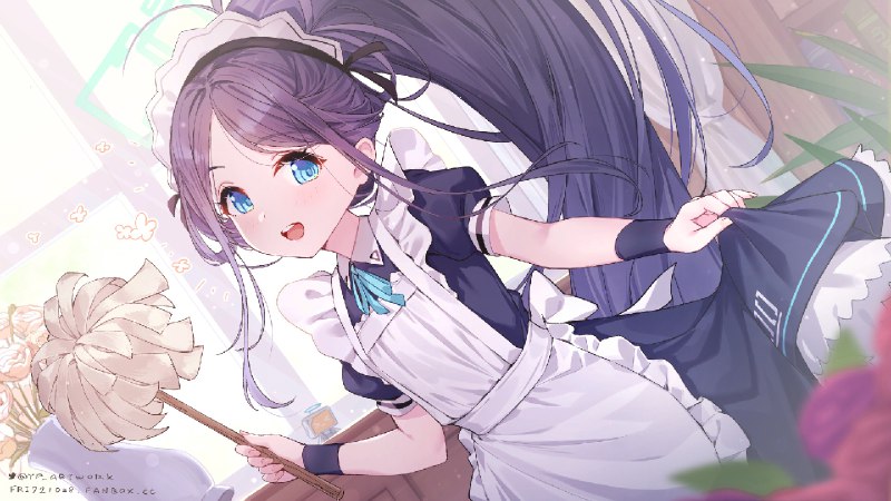  アリス　掃除をします！#ブルーアーカイブ #天童アリス #メイド #ゲーム開発部 #裸エプロン アリス　掃除をします！#ブルーアーカイブ #天童アリス #メイド #ゲーム開発部 #裸エプロン