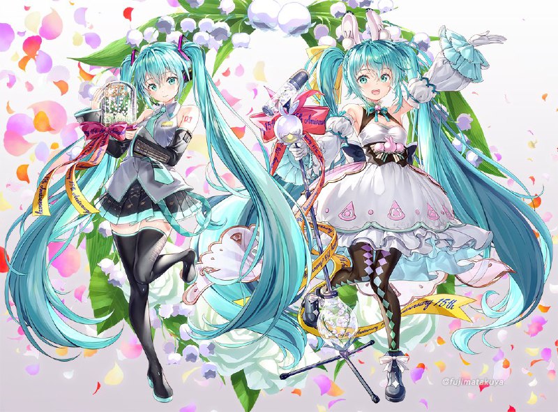 すずらんミク☆☆15周年おめでとうございます！#初音ミク #マジカルミライ10th