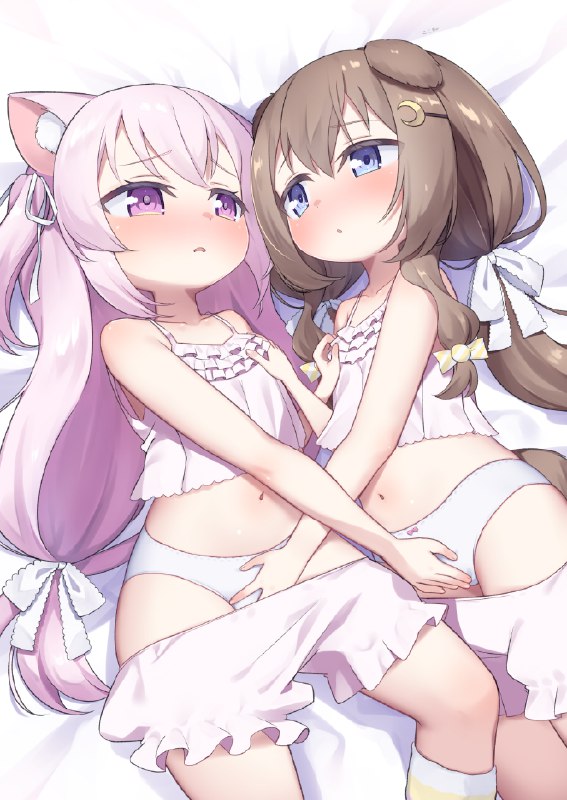 さわさわ / id=117228318 / ここね 1/2#R-18 #アズールレーン #如月(アズールレーン) #文月(アズールレーン)