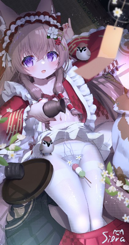 試してみますか？🍶 | Siera🐱 #pixiv 