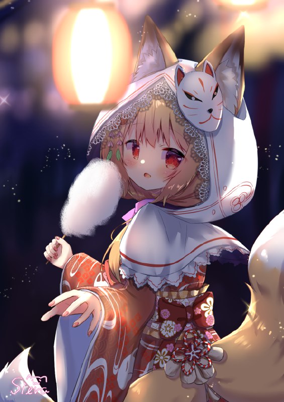  夏祭りキツネノボタンちゃん#R-18 #花騎士 #キツネノボタン(花騎士) #ロリ #狐耳 夏祭りキツネノボタンちゃん#R-18 #花騎士 #キツネノボタン(花騎士) #ロリ #狐耳