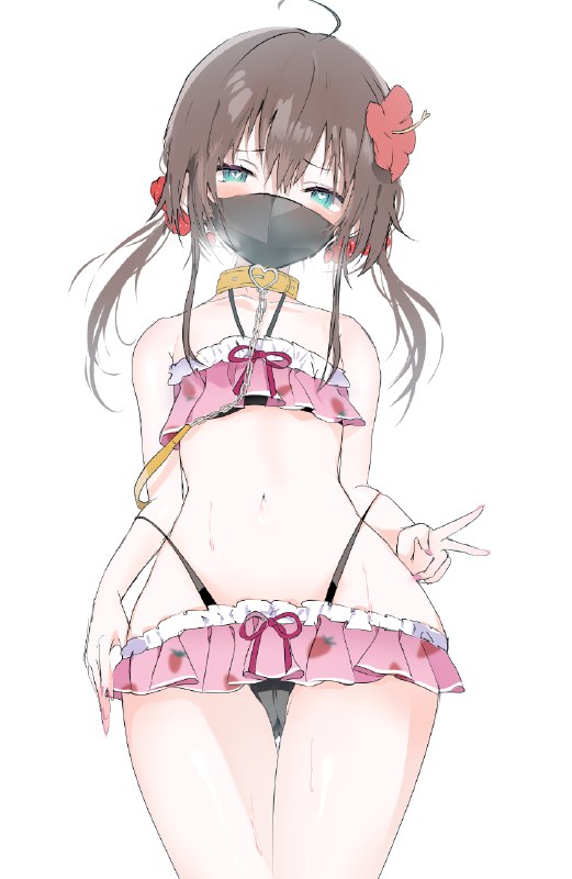 Twitterまとめ / 肉　お仕事募集中 12/12#ホロライブ #バーチャルYouTuber #白上フブキ #潤羽るしあ #夏色まつり #大神ミオ #雪花ラミィ #バーチャルYouTuber5000users入り #水着 #マスク