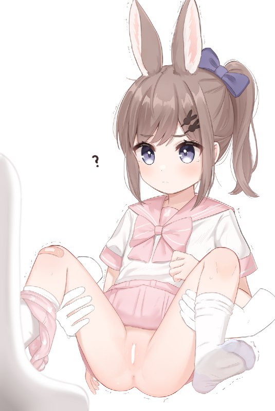 #NSFW 🐰おしっこ / がちがち#R-18 #ロリ #女の子 #ケモミミ #おしっこ #OC #うさみみ #やり手水 #ソックス足裏 #足