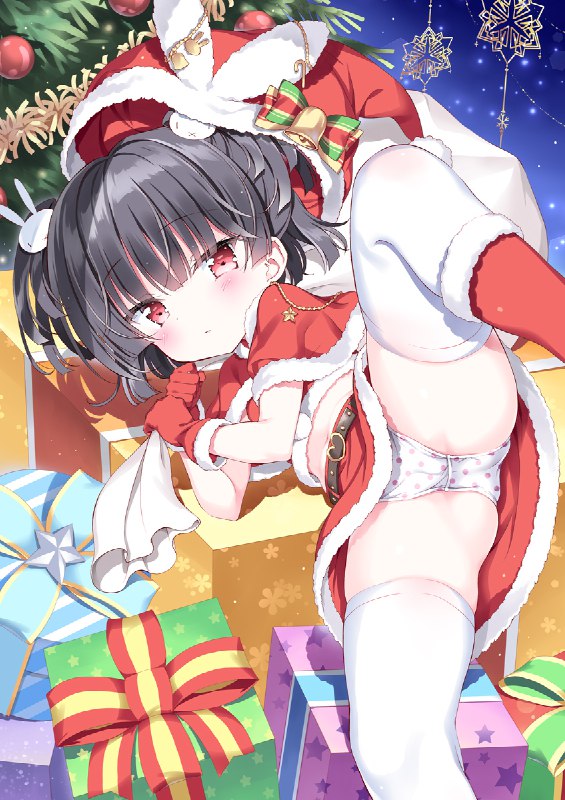 サンタ瑠璃子えっち差分#R-18 #オリジナル #サンタ #サンタコス #クリスマス #水玉パンツ #パイパン #つるぺた #中出し #ぱんつサンタ瑠璃子えっち差分#R-18 #オリジナル #サンタ #サンタコス #クリスマス #水玉パンツ #パイパン #つるぺた #中出し #ぱんつ