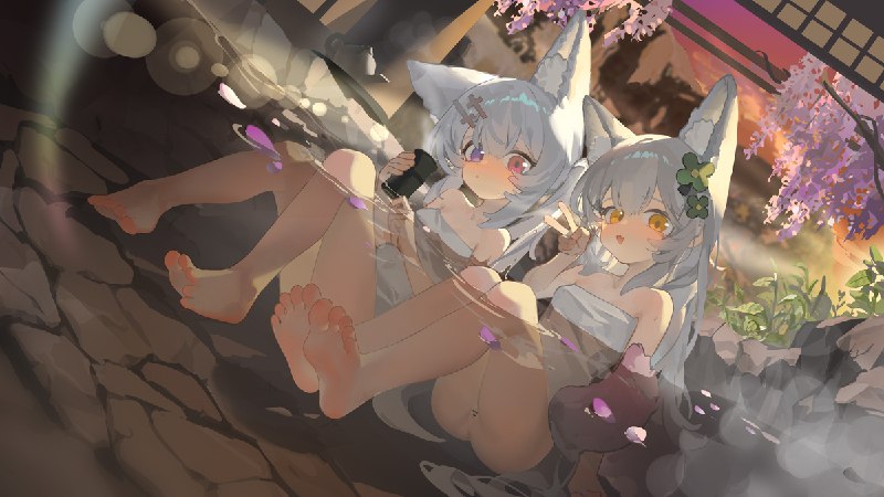 【约稿展示】狐狸热汤#R-18 #女の子 #銀髪 #白毛 #兽耳 #萝莉 #裸足 #白丝 #OC【约稿展示】狐狸热汤#R-18 #女の子 #銀髪 #白毛 #兽耳 #萝莉 #裸足 #白丝 #OC