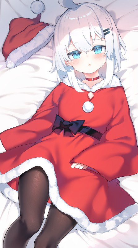 サンタ服いちる#女の子 #オリジナル #りんごちゃん #白瀬いちるサンタ服いちる#女の子 #オリジナル #りんごちゃん #白瀬いちる