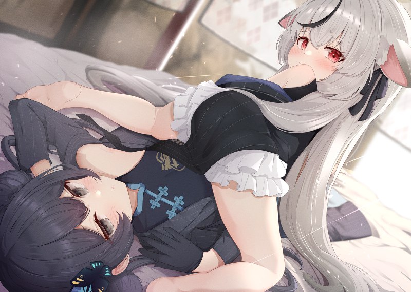 ココナ on キサキ#R-18 #ブルーアーカイブ #春原ココナ #竜華キサキココナ on キサキ#R-18 #ブルーアーカイブ #春原ココナ #竜華キサキ