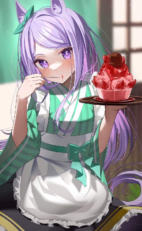 和メイドマックイーン🍧 #ウマ娘 #メジロマックイーン #100日チャレンジ 八十一日目