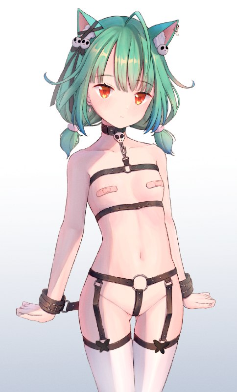 るしあちゃん / RayP#潤羽るしあ #バーチャルYouTuber #VTuber #ホロライブ #Hololive #絆創膏 #猫みみ #ぺたん娘 #bondage