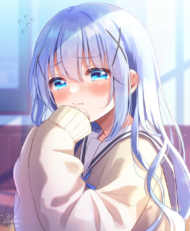  チノちゃんをガン見し続けてみた#ご注文はうさぎですか? #ごちうさ #香風智乃 #チノ #セーラー服