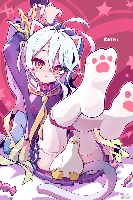 #游戏人生# @白 (3p) / 今沢 4/4