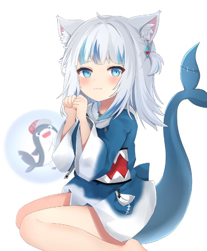 猫耳Gura / ネコザメ🦈#がうる・ぐら #GawrGura #がうるぐら #ロリ #バーチャルYouTuber #ホロライブ #ホロライブEN #VTuber