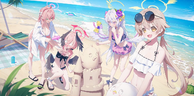 補課部の夏 / id=116137712 / アヤ／Aya #ブルーアーカイブ #阿慈谷ヒフミ #白洲アズサ #浦和ハナコ #下江コハル