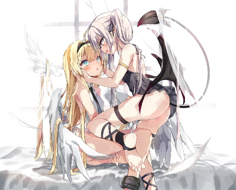 てんしとあくま / としぞう 1/3#オリジナル #ロリ #百合 #ノーパン #天使 #悪魔 #お尻 #足裏 #オリジナル5000users入りてんしとあくま / としぞう 1/3#オリジナル #ロリ #百合 #ノーパン #天使 #悪魔 #お尻 #足裏 #オリジナル5000users入り