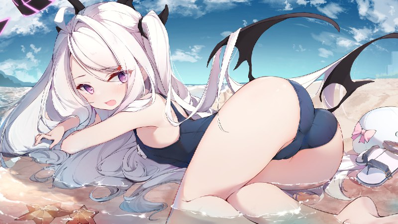 ひな / rika_39#女の子 #ブルーアーカイブ #ブルアカ #ゲヘナ学園 #水着 #空崎ヒナ #スクール水着 #スク水 #ブルーアーカイブ5000users入り