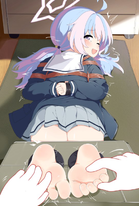 芋泥小孩欠收拾了#ブルーアーカイブ #宇沢レイサ #くすぐり #裸足裏芋泥小孩欠收拾了#ブルーアーカイブ #宇沢レイサ #くすぐり #裸足裏