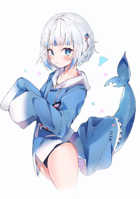 short hair 🦈 / あううぃ#ショートヘア #さめ #gawrt #Gawrgura #ホロライブ #バーチャルYouTuber #がうる・ぐら #パンツ #HololiveEN