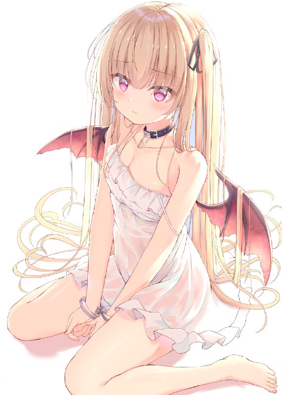 金髪あくまっこ / rulu＠お仕事募集中 1/2#オリジナル #女の子 #ロングヘアー #白ワンピ #悪魔っ娘 #オリジナル3000users入り #手錠金髪あくまっこ / rulu＠お仕事募集中 1/2#オリジナル #女の子 #ロングヘアー #白ワンピ #悪魔っ娘 #オリジナル3000users入り #手錠
