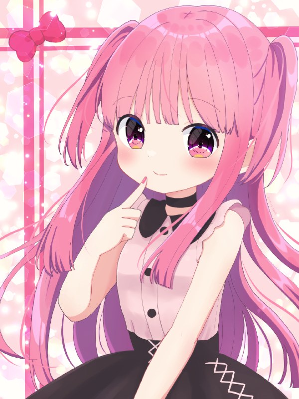  ツーサイドアップ！#ツーサイドアップ #ツーサイドアップの日 #女の子 #ピンク髪 #量産型 #ロリ