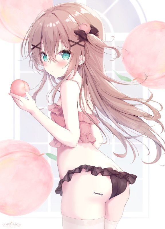 桃🍑ゆな / id=116536941 / 飴玉コン2/25コミティア参加 #オリジナル #女の子 #おしり #桃 #ふともも