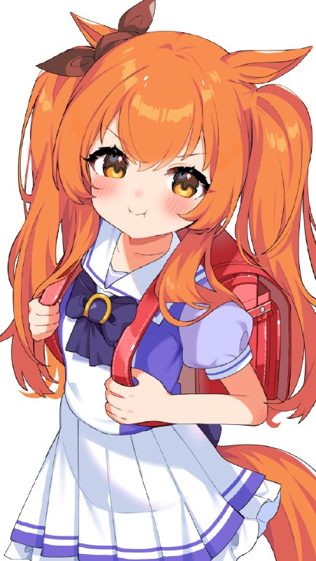  ランドセルがよく似合っちゃうマヤ#ウマ娘プリティーダービー #ウマ娘 #マヤノトップガン(ウマ娘) #髪型チェンジ