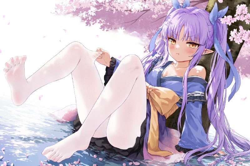  镜华#ソックス足裏 #白タイツ #足裏 #白丝 #キョウカ(プリコネ) #プリンセスコネクト!Re