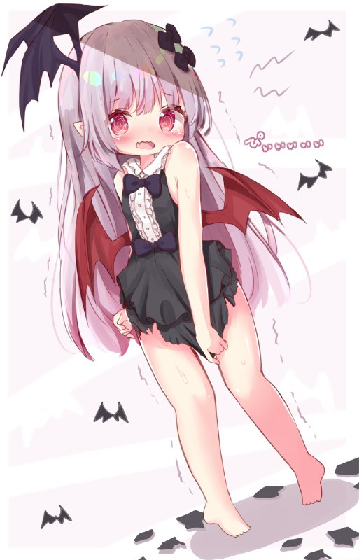 スカートが破けた吸血鬼 / つきのせ 1/2#オリジナル #女の子 #吸血鬼 #ロリスカートが破けた吸血鬼 / つきのせ 1/2#オリジナル #女の子 #吸血鬼 #ロリ