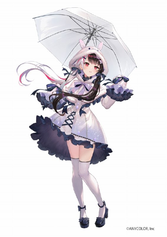 「にじさんじあめもよう2022」にて、夜見れなさんのイラストを担当させていただきました！どうぞよろしくお願いいたします🎩🐤#にじさんじ