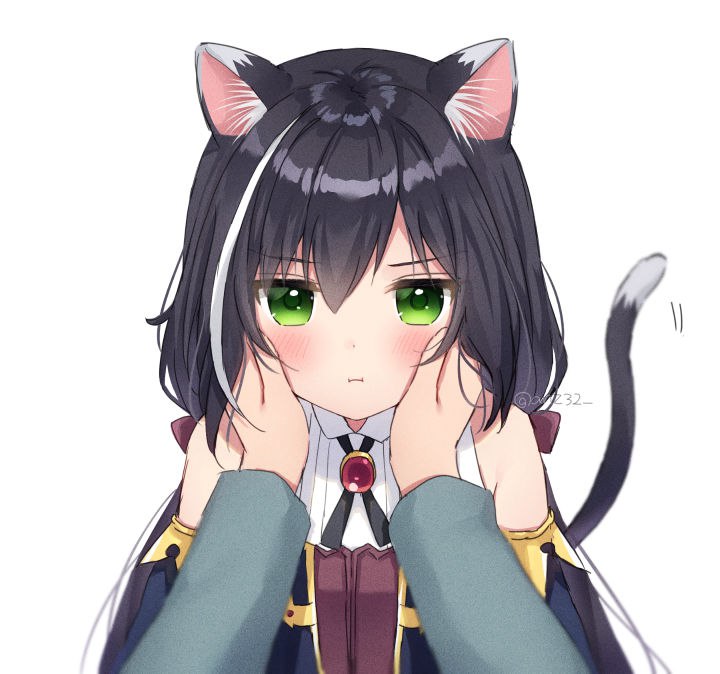 キャルちゃんの頬っぺたが温かい / あんず