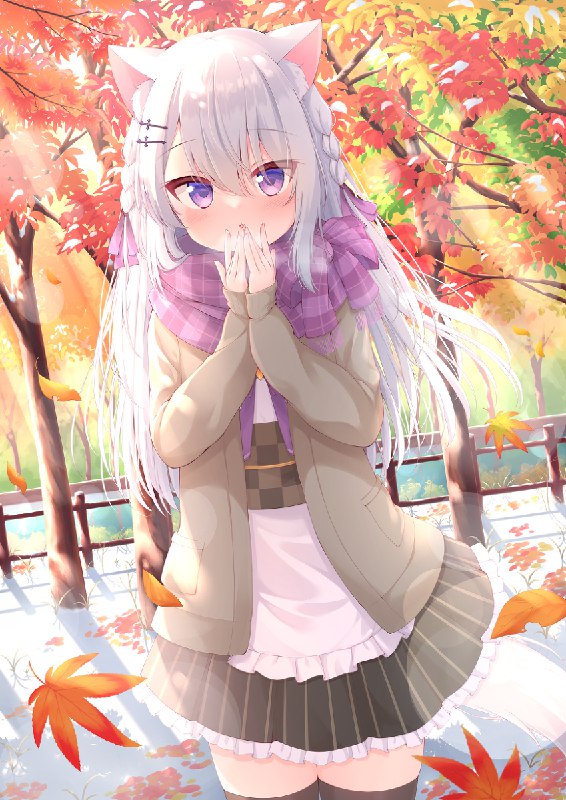 紅葉と雪と / 五十六#ツキミヤラン #Vtuber #おむすび屋