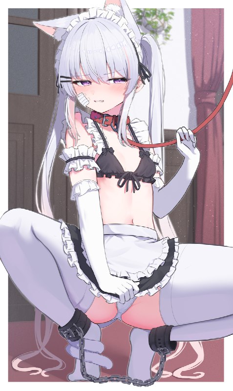  白猫メイド調教#R-18 #オリジナル #創作 #猫耳 #女の子 白猫メイド調教#R-18 #オリジナル #創作 #猫耳 #女の子