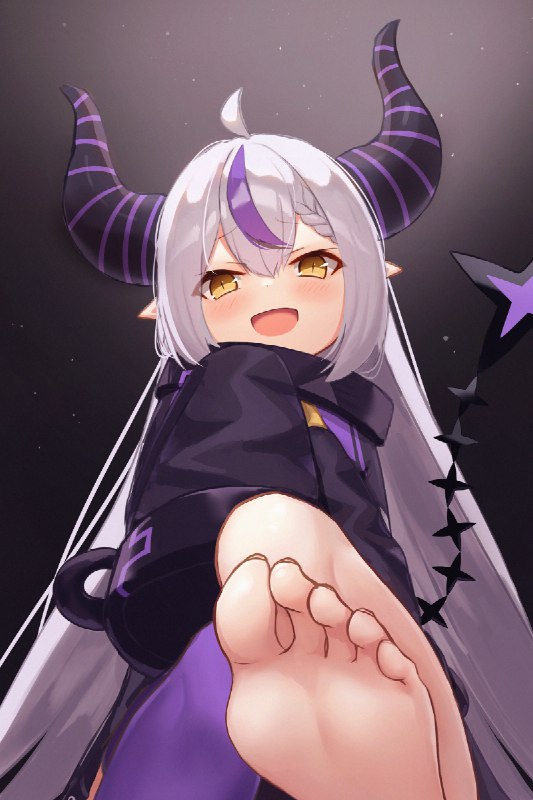 YMD / Bitseon / 빛선#ラプラス・ダークネス #バーチャルYouTuber #ホロライブ #裸足 #角娘 #足裏 #Vtuber #バーチャルYouTuber1000users入り