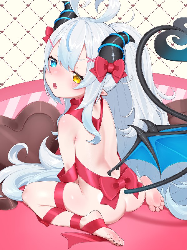 バレンタインデー#バーチャルYouTuber #アクガキコア #ロリ #サキュバス #バレンタイン #裸リボン #裸足 #足裏 #idolcorp #裸バレンタインデー#バーチャルYouTuber #アクガキコア #ロリ #サキュバス #バレンタイン #裸リボン #裸足 #足裏 #idolcorp #裸