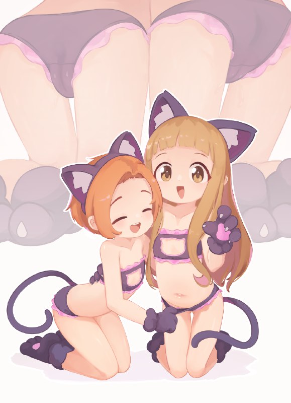 #NSFW Silly kitties~ | Kan #pixiv 