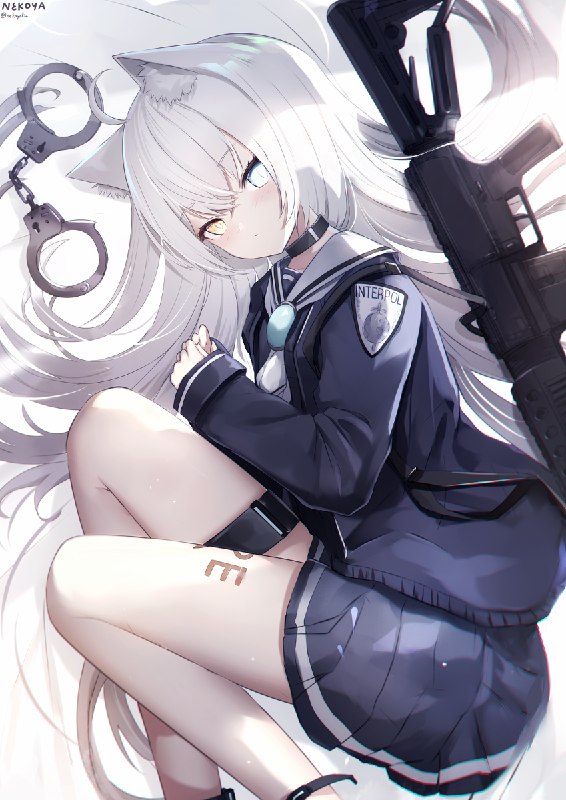 a / 猫屋(NEKOYA)#オリジナル #S.S.S.Project #TYPE-A #メカ少女 #オリジナル1000users入り #手錠 #オリジナル戦術人形