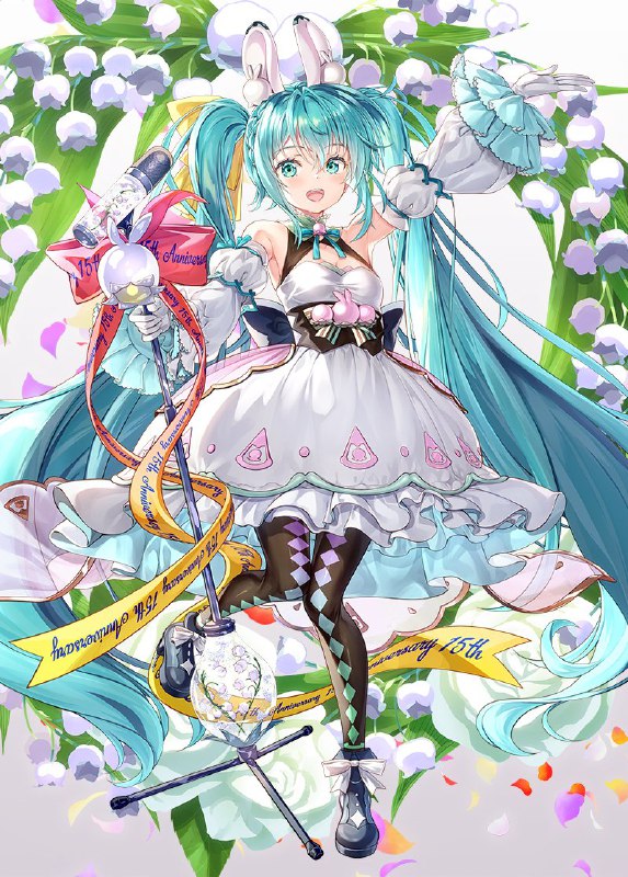 ミク、ハッピーバースデー🎂🍰 おめでとう15周年☆#初音ミク #初音ミク15th #初音ミク誕生祭2022