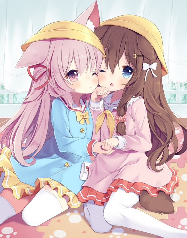 【リクエスト】文月ちゃんと如月ちゃん / 嵐屋#文月(アズールレーン) #如月(アズールレーン) #AzurLane #アズールレーン1000users入り #アズールレーン