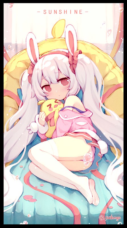 暖かい日差しですね₍ᐢ⑅•ᴗ•⑅ᐢ₎ / 酢だんご#裸足 #白タイツ #アズールレーン #ラフィー(アズールレーン)