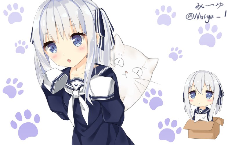 ぶにゃーーー / みーゆ#白音こゆき #バーチャルYouTuber #天使しかいない #セーラーワンピース