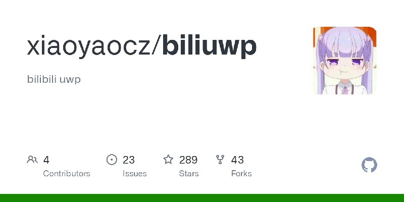 GitHub - xiaoyaocz/biliuwp: bilibili uwp