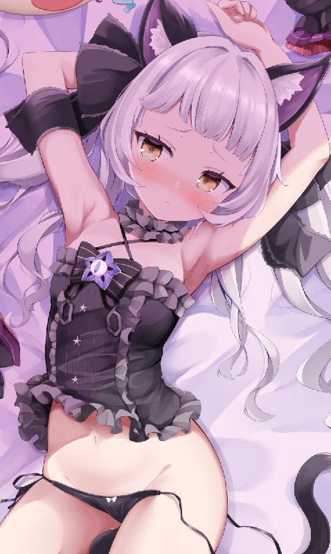 シオンちゃん / ぽこぽこ#ホロライブ #紫咲シオン #事前 #腋 #バーチャルYouTuber #紐パン #即ルパンダイブ #ぱんつ