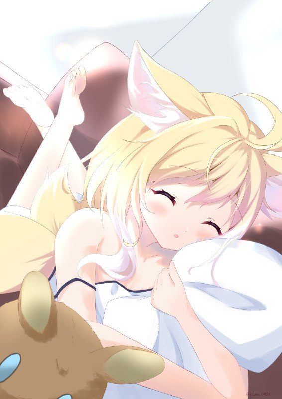 スズラン / ゆーの#女の子 #かわいい #創作 #けもみみ #ケモ耳 #獣耳 #アークナイツ #スズラン(アークナイツ)