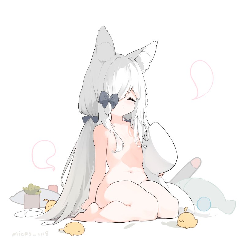 %mid% 无题#アズールレーン #霞(アズールレーン) #AzurLane #獣耳 #ロリ #女の子