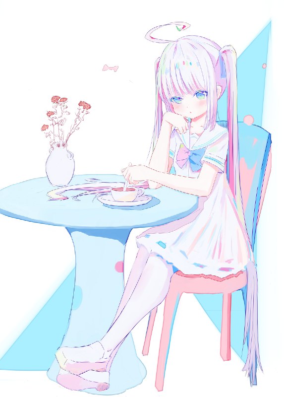 amesang / あめの雨#オリジナル #白タイツ #らくがき