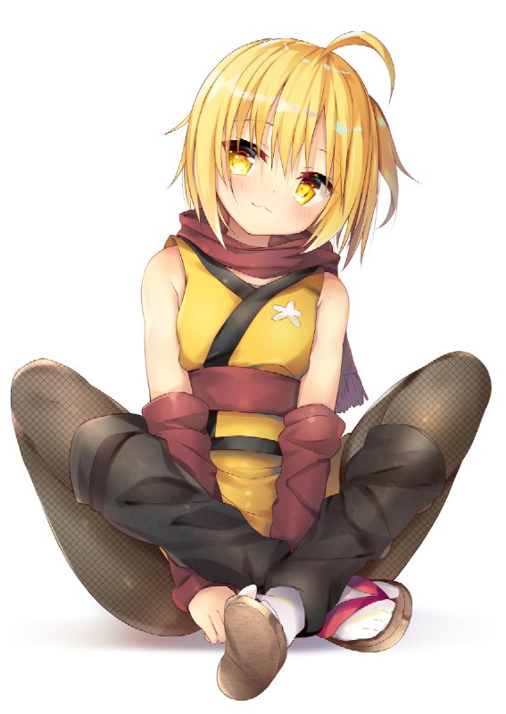 こっち見てくる / 風瑛なづき#フラワーナイトガール #花騎士 #オトギリソウ